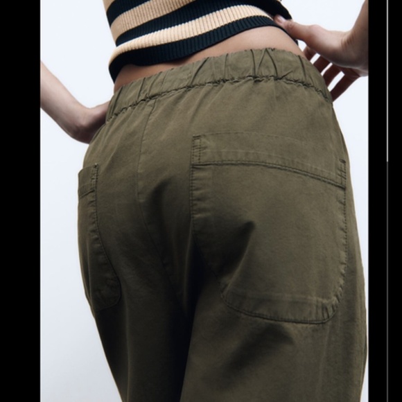 ZIPPERED RELAXED PANTS - Picture 4 of 7